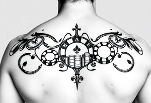 Casino theme tattoo idea