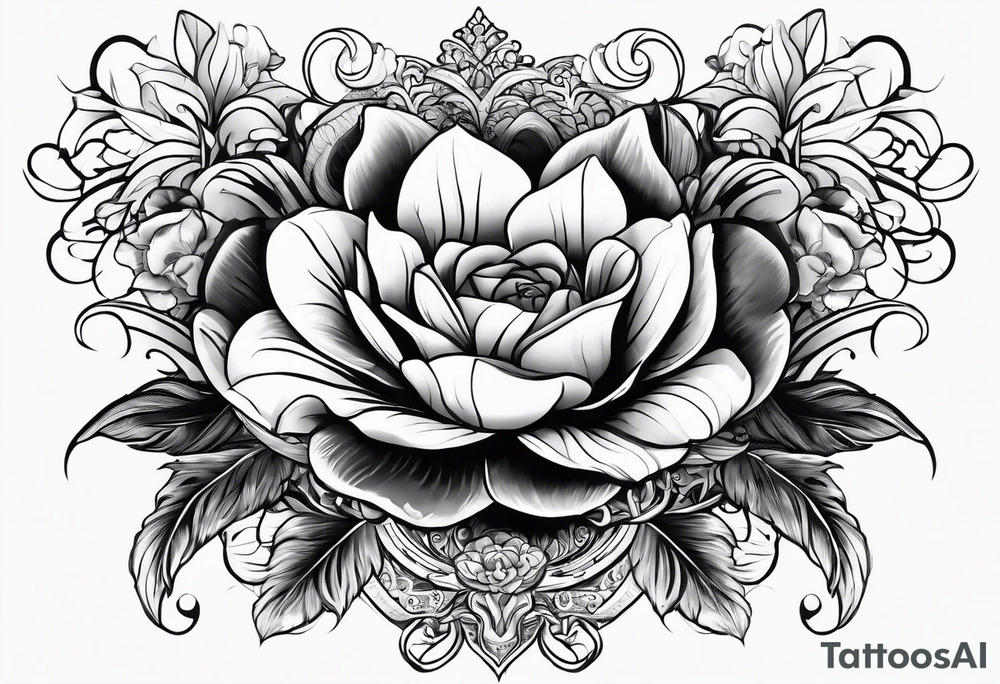 Filipino, Chinese, Cuban, Jamaican, Irish mix tattoo idea