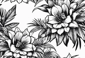 Pina plant tattoo idea