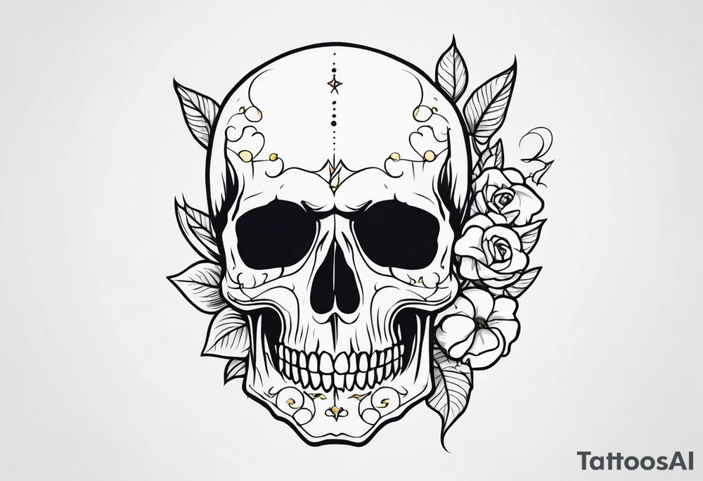 skull tattoo idea