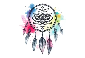 Dream catcher tattoo idea