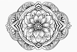 The concept of living a life is 'Happiness' tattoo idea