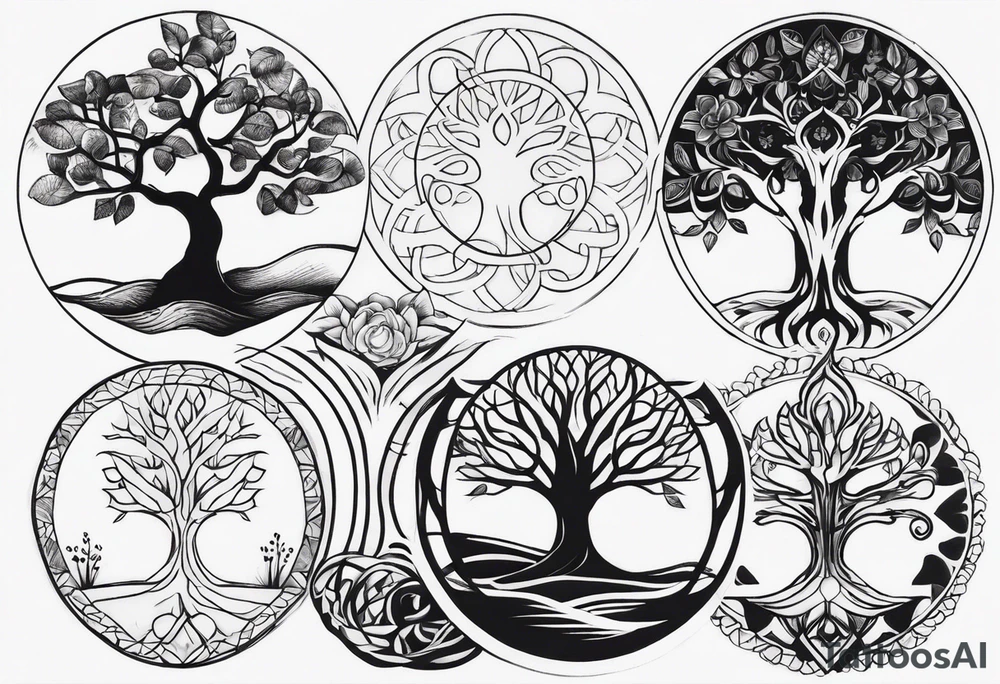 Tree of life tattoo idea
