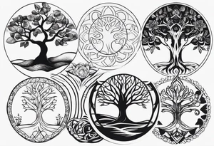 Tree of life tattoo idea