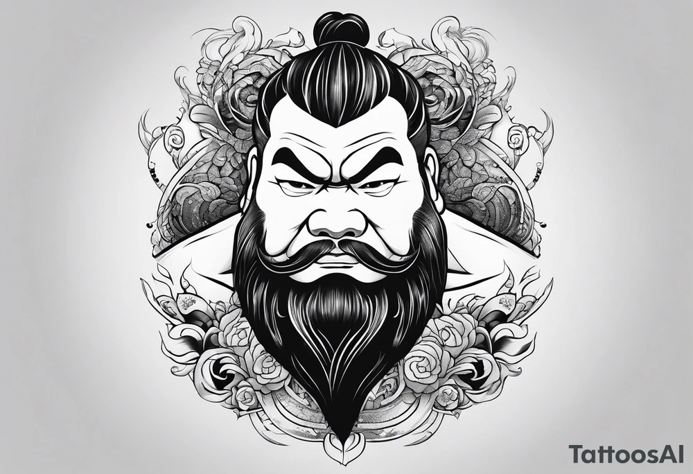 sumo wrestler tattoo idea