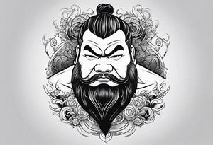 sumo wrestler tattoo idea