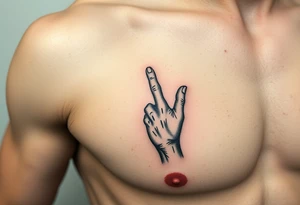 i want a boy reaching out to Jesus hand while falling into the void tattoo idea