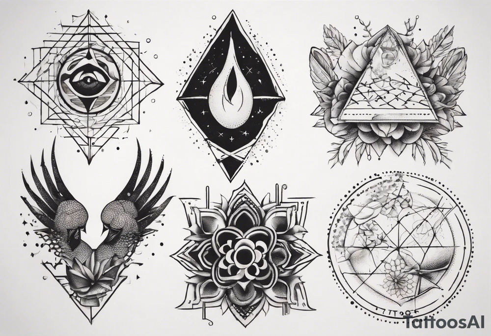 Friendship graph tattoo idea