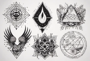 Friendship graph tattoo idea