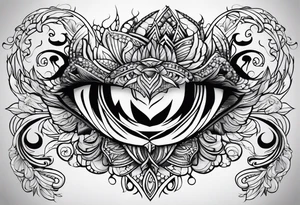 Onethin straight line tattoo idea