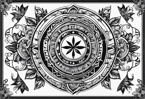 Sol e lua tattoo idea