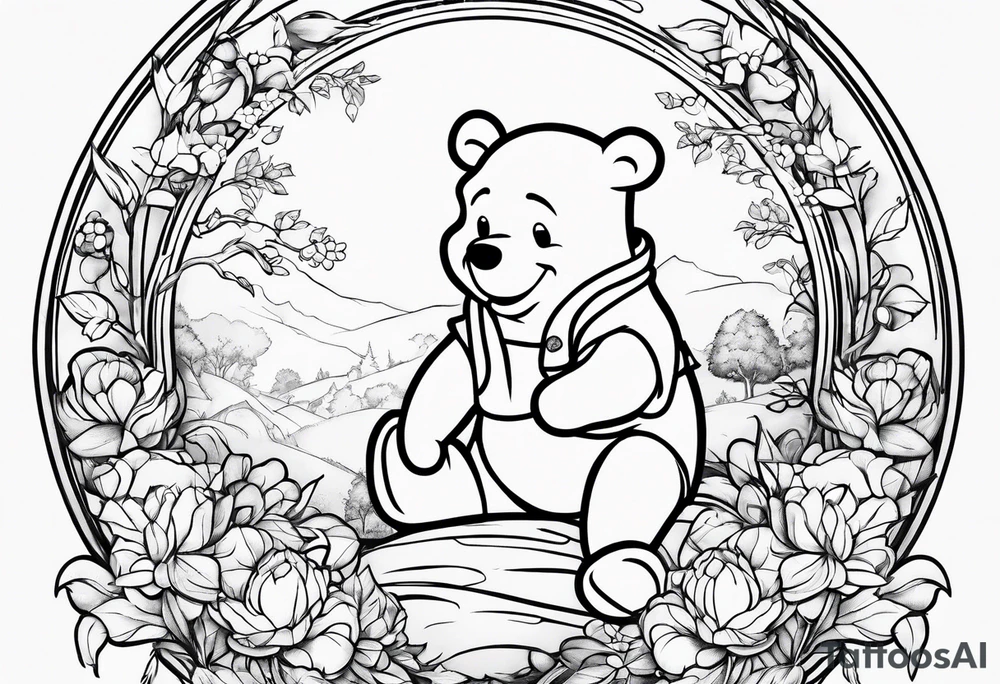 Winnie Pooh tattoo idea