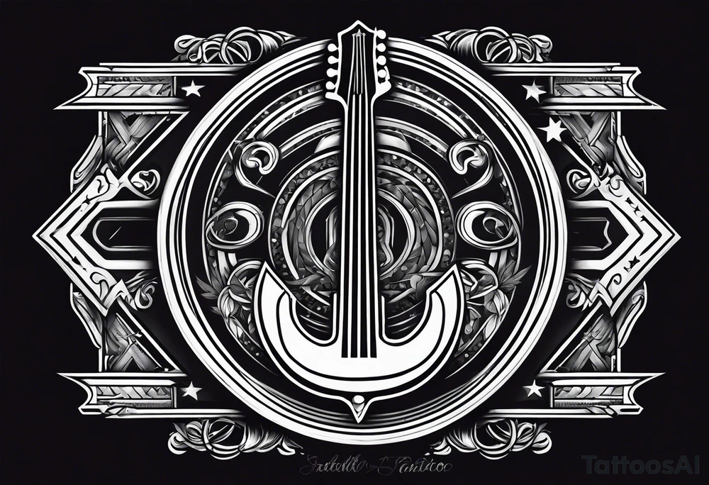 Rock and roll sign tattoo idea