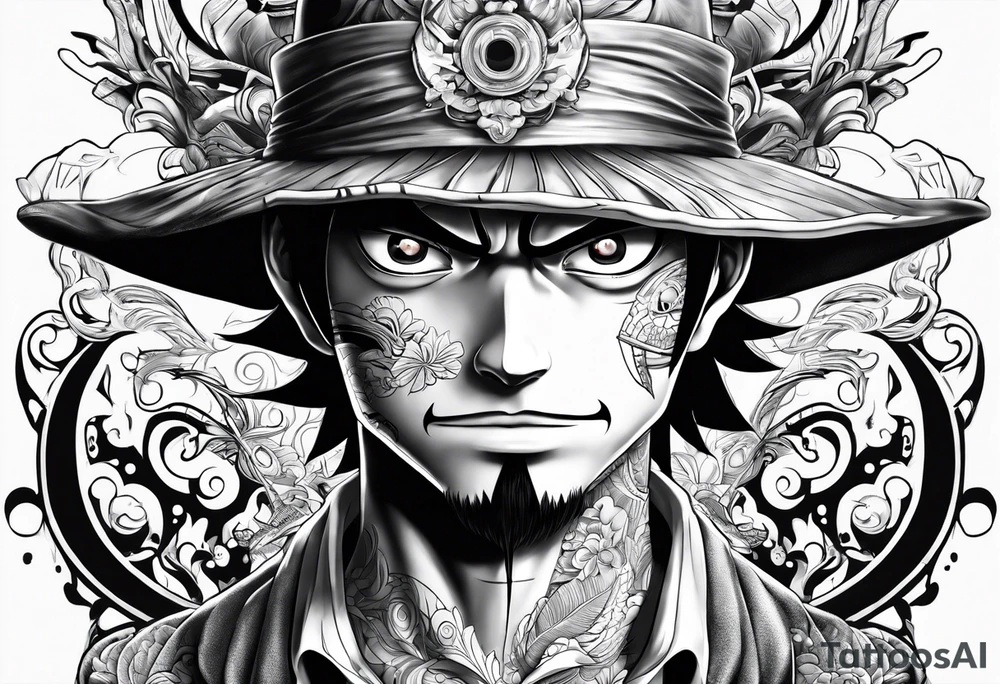 Once piece luffy tattoo idea