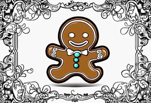 gingerbread man from shrek tattoo idea