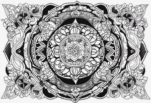 background sleeve filler tattoo idea