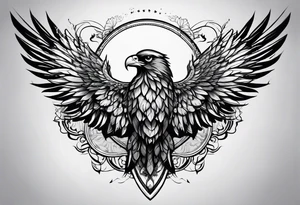The weight of these wings tattoo idea
