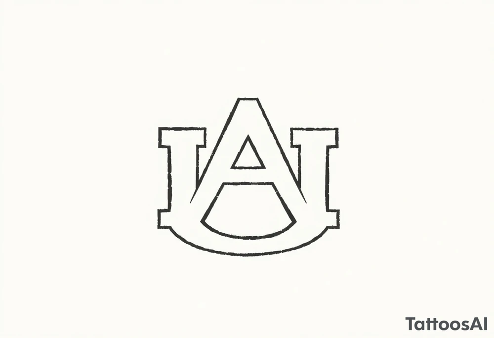 Auburn symbol tattoo idea