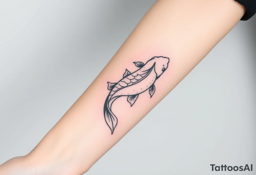 Koi fish tattoo idea