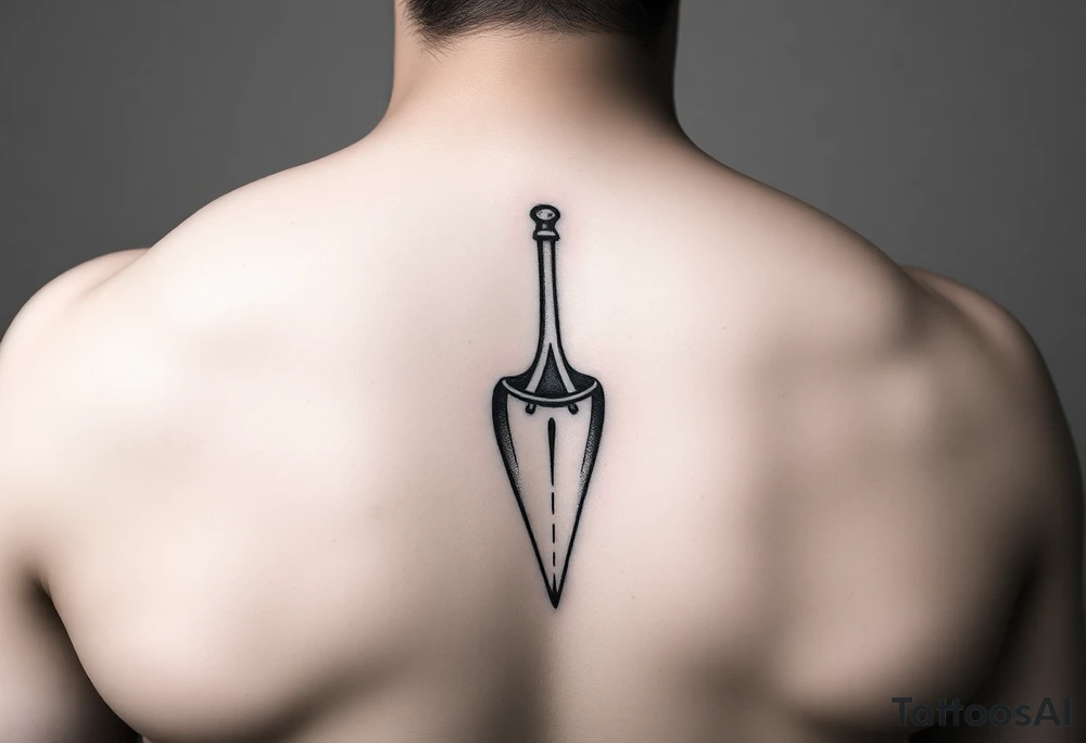 erect penis tattoo idea