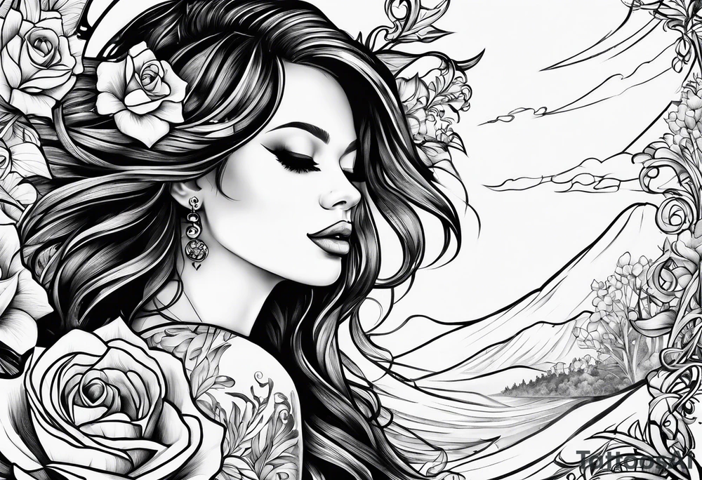 lyrics from the song Everlong tattoo idea