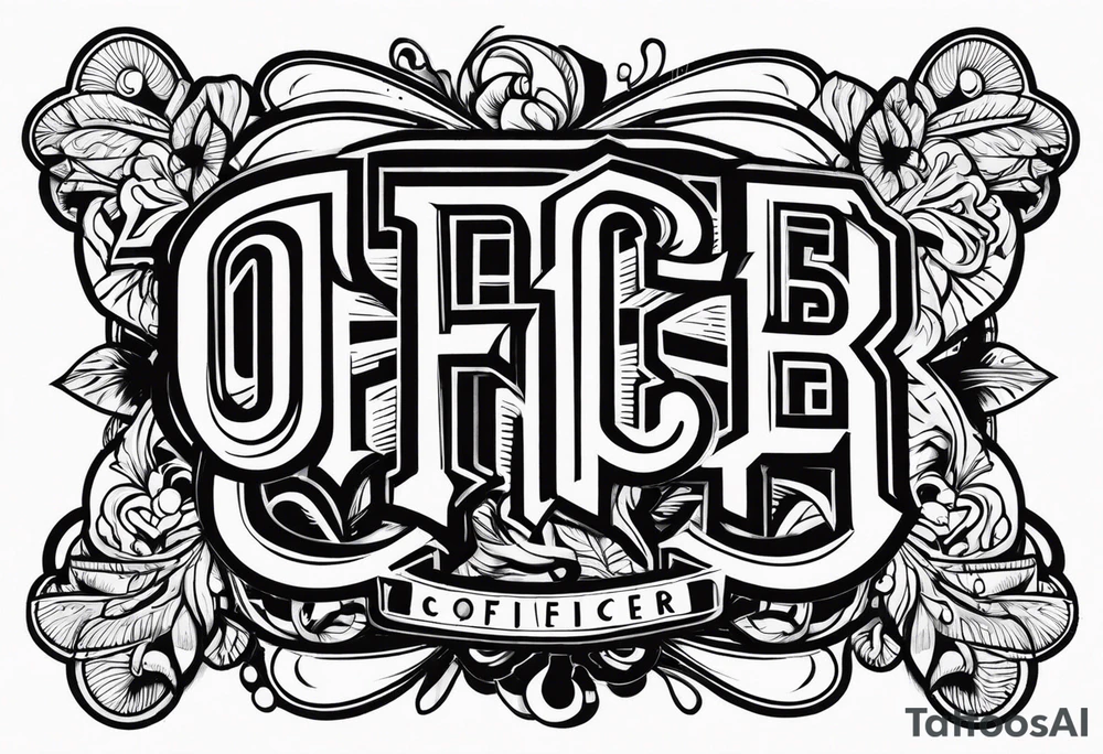 Officer Big Dick tattoo idea