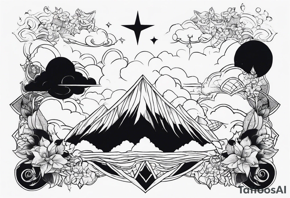 Sky tattoo idea