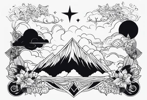 Sky tattoo idea