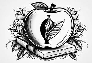 Teacher Apple tattoo idea