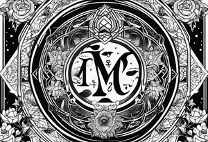 tarot card tattoo idea
