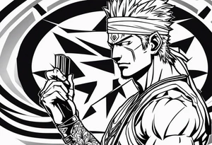 Zoro from one p tattoo idea