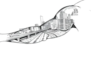 Baltimore City Tattoes With Highways tattoo idea