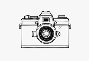 camera tattoo idea