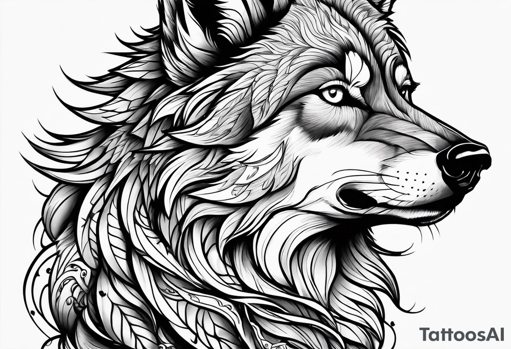 Fierce Wolfe tattoo idea
