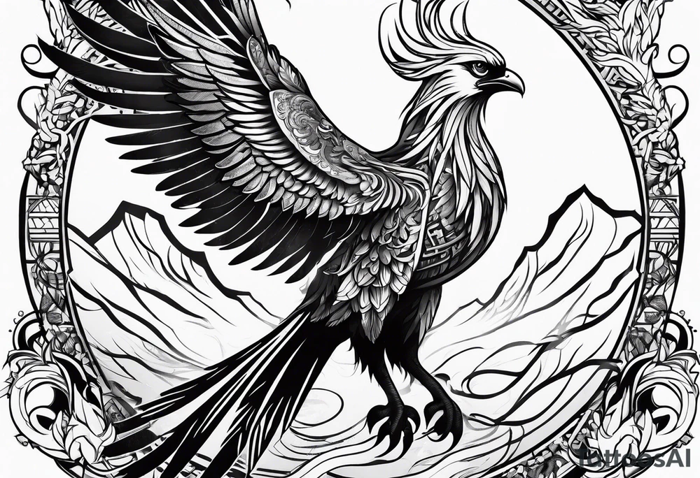 phoenix tattoo idea