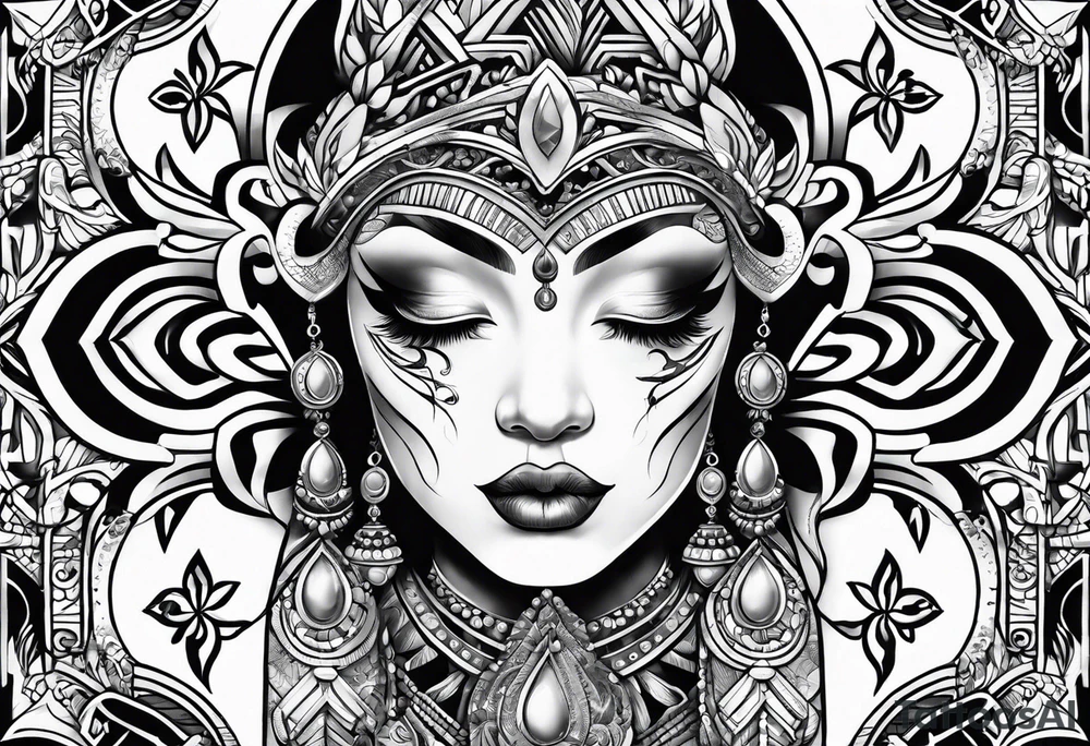 Hand around throat tattoo idea