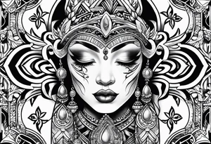 Hand around throat tattoo idea