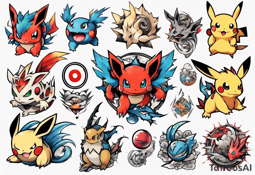 Pokemon tattoo idea