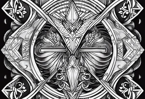 scale armor tattoo idea