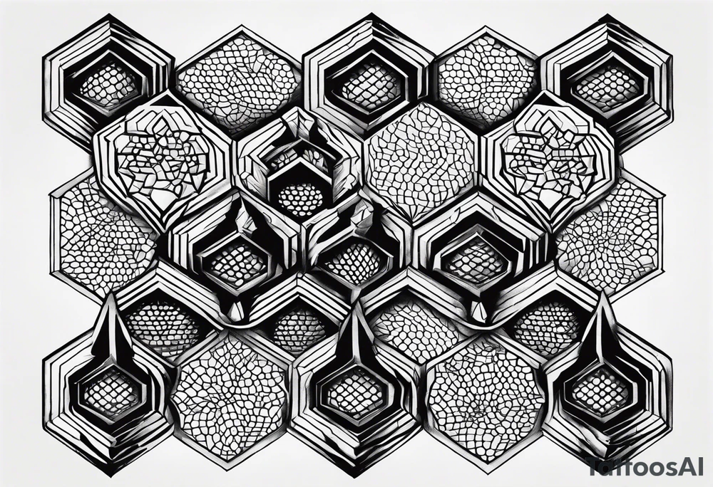 Honeycomb tattoo idea