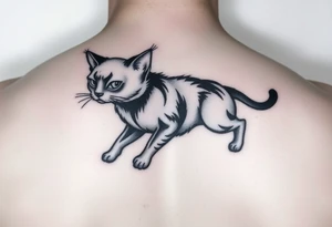 Black Cat tattoo idea