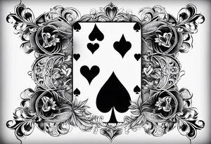 8 aces, overlapping in a row, first two faded/broken aces of hearts, like the one i favourited first, but with first two aces broken or worn tattoo idea