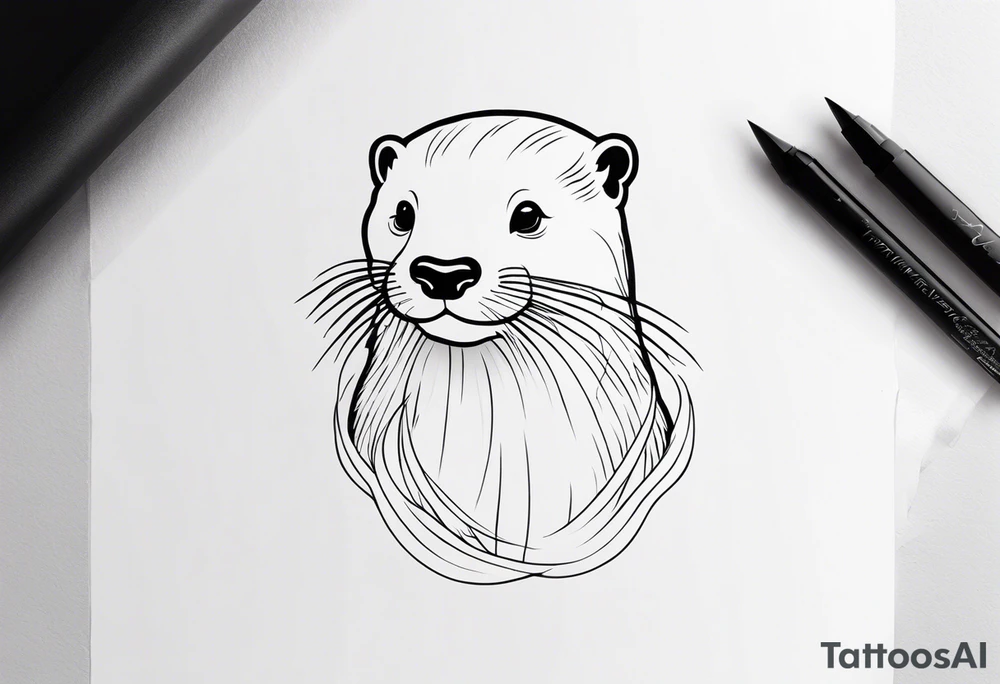 otter tattoo idea