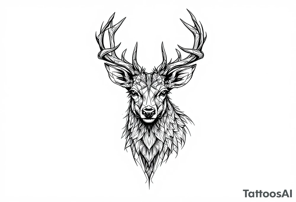 Deer,nature tattoo idea