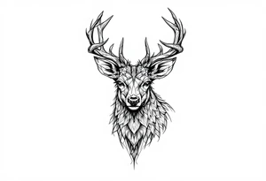Deer,nature tattoo idea