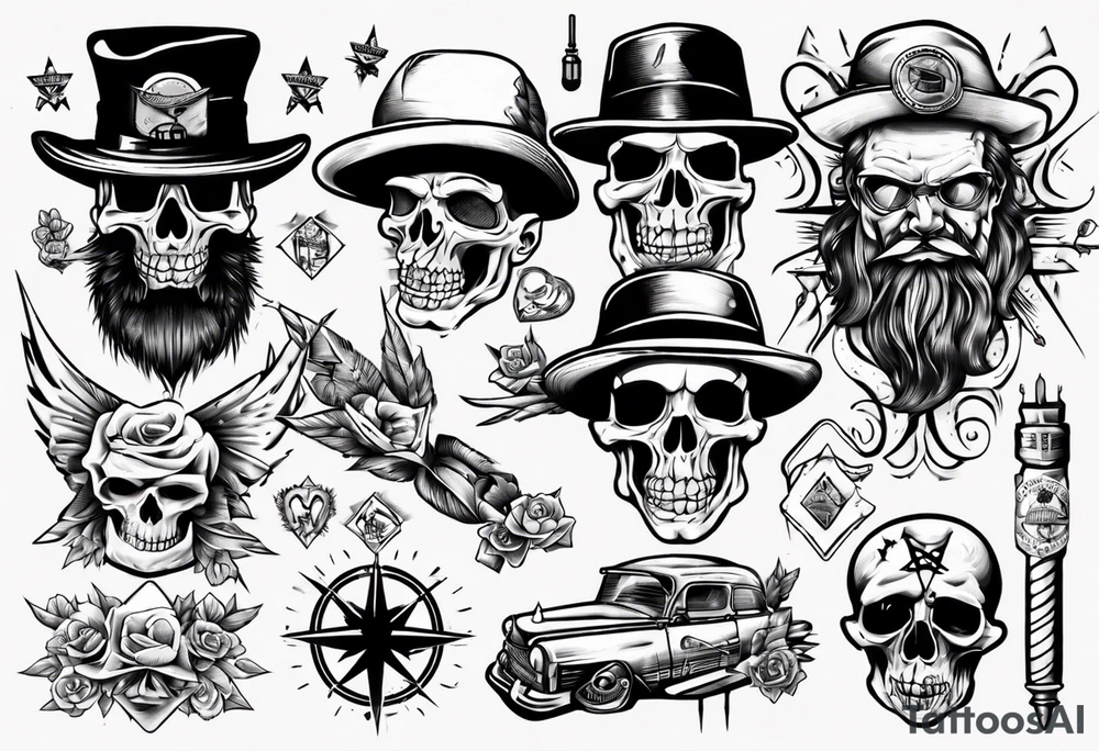 gangsta tattoo idea