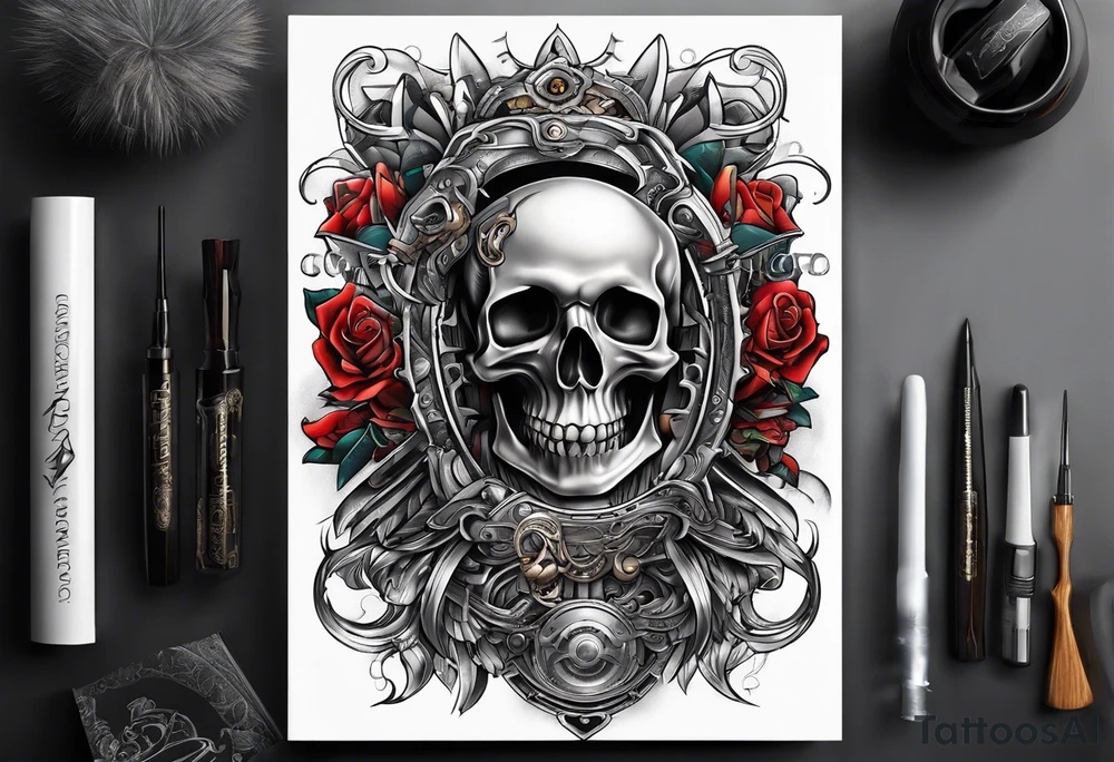 open book, no background tattoo idea