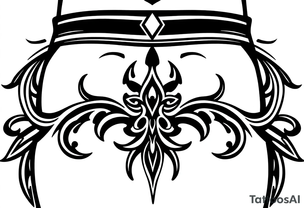 hip tattoo on the hip tattoo idea