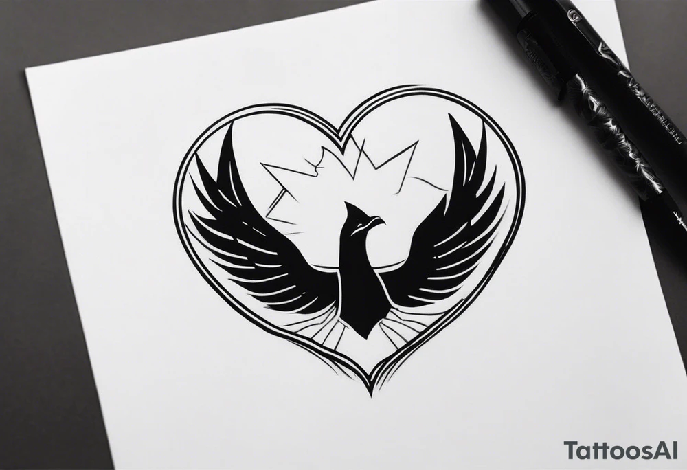 a minimalist small dark tattoo to signify love, hate, fear and anger in men tattoo idea