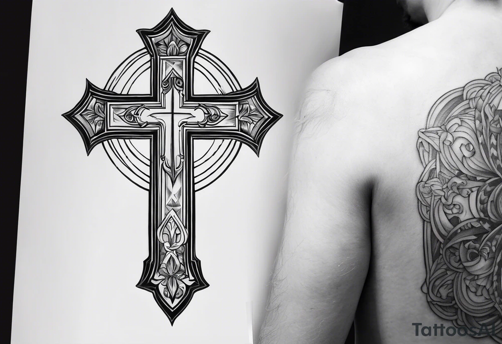 Christian catholic for shoulder tattoo idea